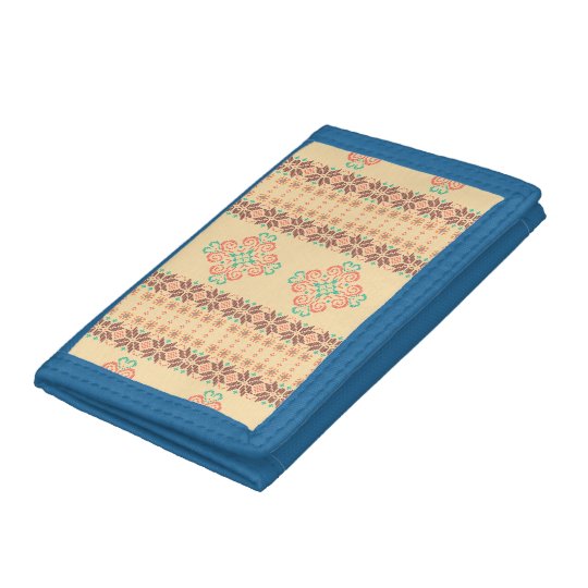 Christmas knitted pattern trifold wallet