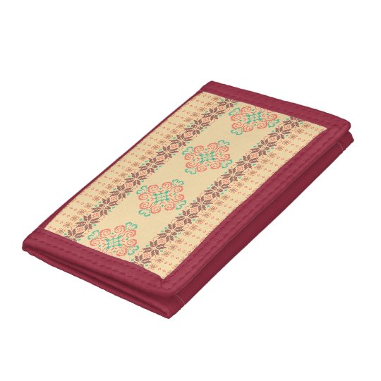 Christmas knitted pattern trifold wallets