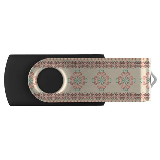 Christmas knitted pattern USB flash drive