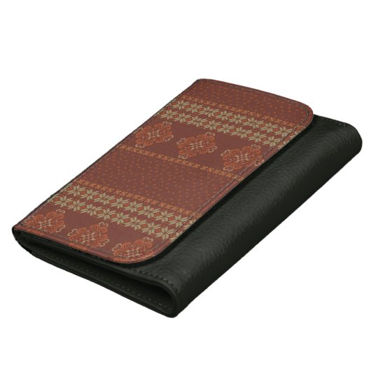 Christmas knitted pattern wallet for women
