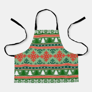 Christmas Knitting Pattern Apron