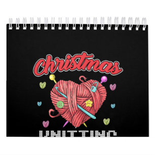 Christmas Knitting Team Heart Yarn Crochet Calendar
