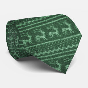 Christmas knitwear tie