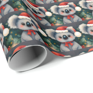 Christmas Koala 1 Wrapping Paper