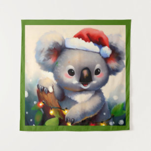 Christmas Koala 2 Tapestry