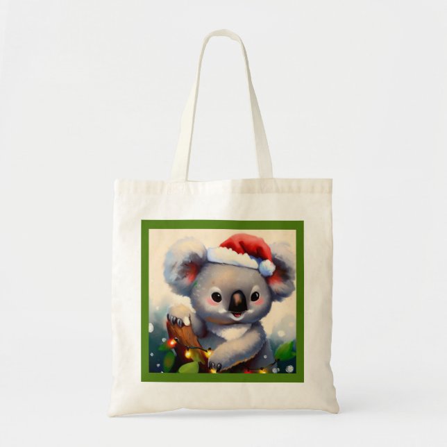 Christmas Koala 2 Tote Bag (Front)
