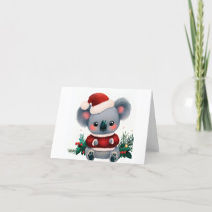 Christmas Koala 3 Holiday Card