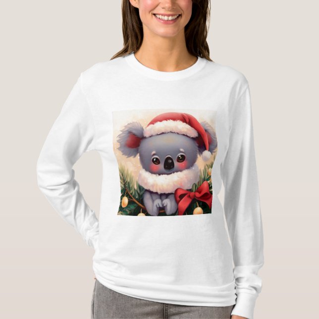 Christmas Koala 4 T-Shirt (Front)