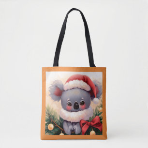 Christmas Koala 4 Tote Bag