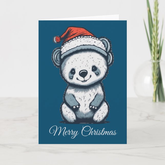 Christmas Koala Bear Card (Front)