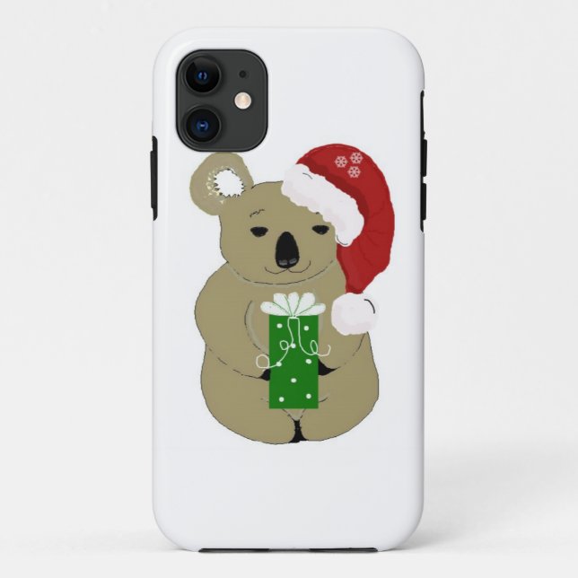 Christmas Koala Bear Case-Mate iPhone Case (Back)