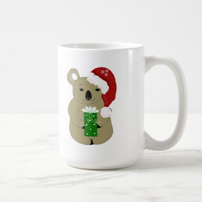 Christmas Koala Bears Coffee Mug (Right)