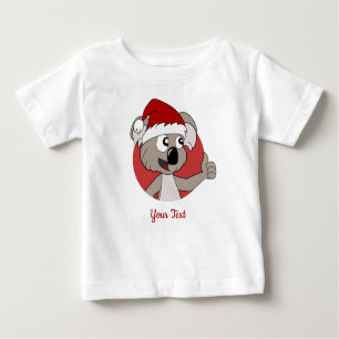 Christmas koala cartoon  baby T-Shirt