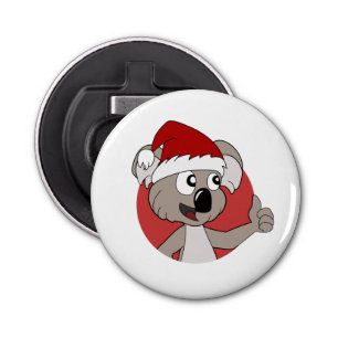 Christmas koala cartoon bottle opener