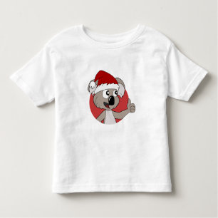 Christmas koala cartoon toddler T-Shirt