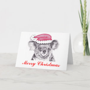 Christmas Koala Holiday Card