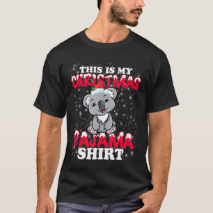 Christmas Koala Lover This Is My Christmas Pajama T-Shirt
