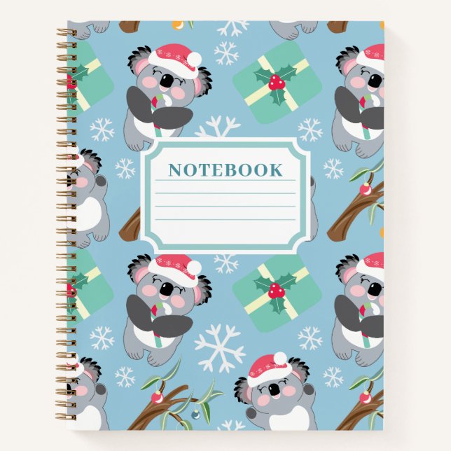 Christmas Koala Notebook (Front)