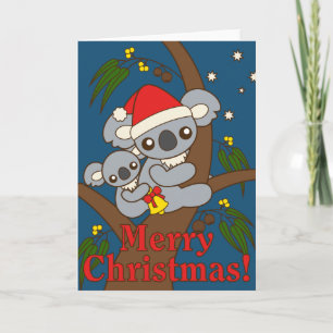 Christmas Koalas Holiday Card