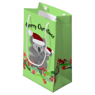 Christmas Koalas Small Gift Bag