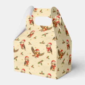 Christmas Kookaburra Watercolour Favour Box