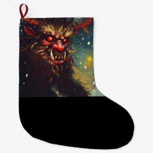 Christmas Krampus 4 Large Christmas Stocking