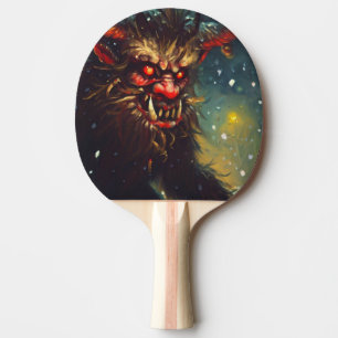 Christmas Krampus (4) Ping Pong Paddle