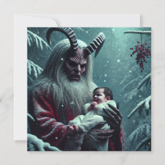Christmas Krampus Holiday Card