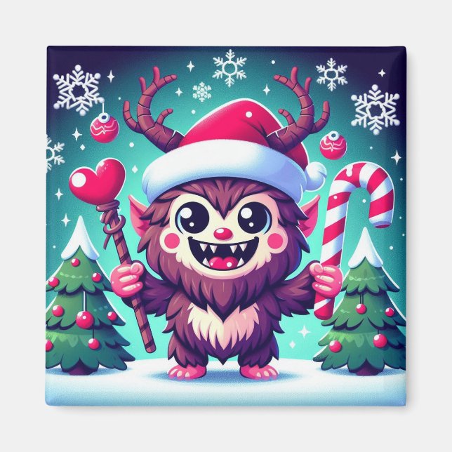 Christmas Krampus Magnet  (Front)