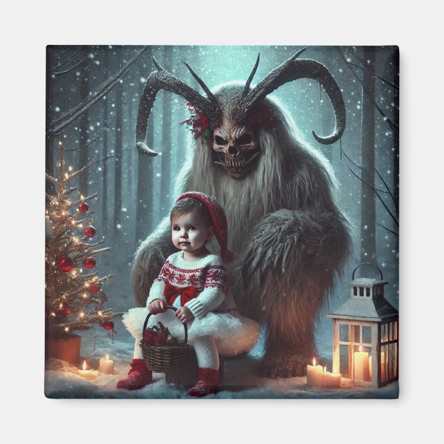 Christmas Krampus Magnet  (Front)