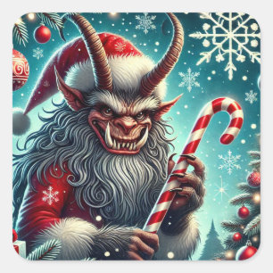 Christmas Krampus Sticker
