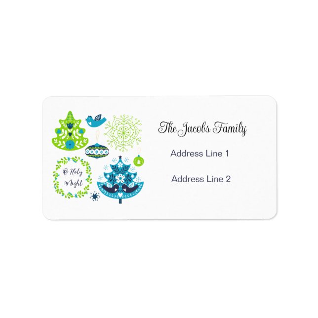 Christmas Label (Front)