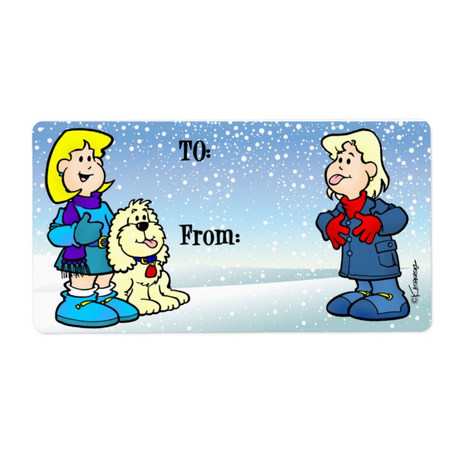 Christmas Label (Front)