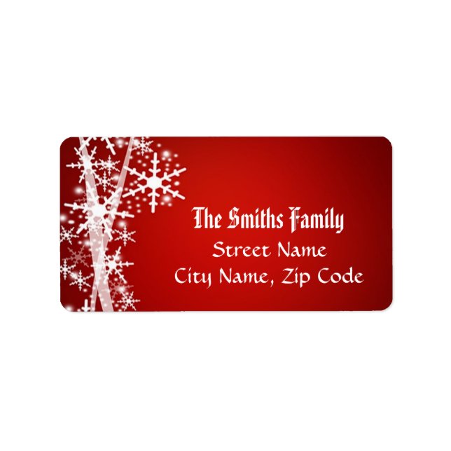 Christmas Label (Front)