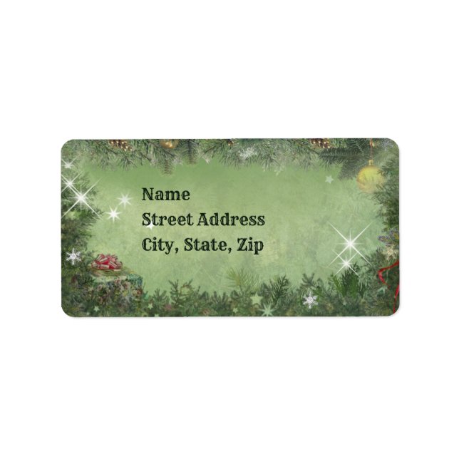 Christmas Label (Front)