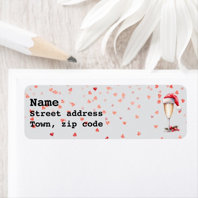 Christmas Label Return Address Label (Insitu)