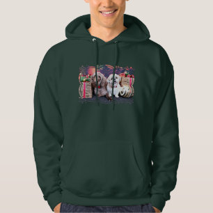 Christmas - LabraDoodle Bob - Shih Tzu Bentley Hoodie