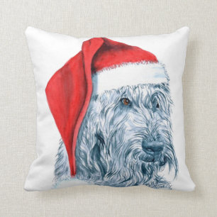 Christmas Labradoodle Cushion