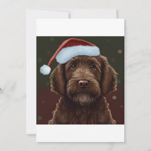  Christmas Labradoodle  , Dog lover gift  T-Shirt Holiday Card