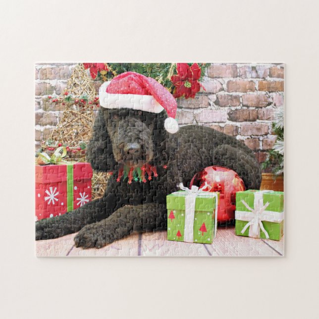 Christmas - LabraDoodle - Miller Jigsaw Puzzle (Horizontal)