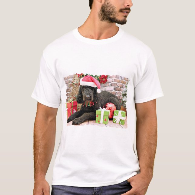 Christmas - LabraDoodle - Miller T-Shirt (Front)