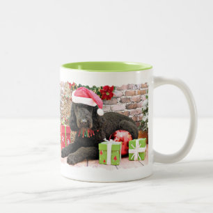 Christmas - LabraDoodle - Miller Two-Tone Coffee Mug