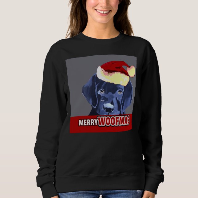 Christmas Labrador 189 Sweatshirt (Front)