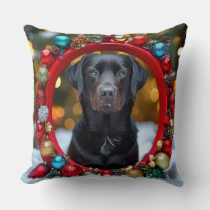 Christmas Labrador dog Cushion