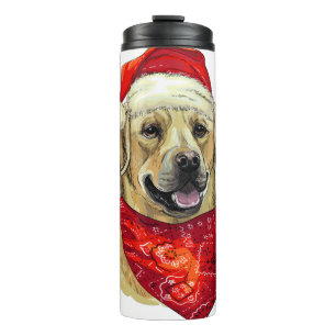 Christmas Labrador dog Thermal Tumbler