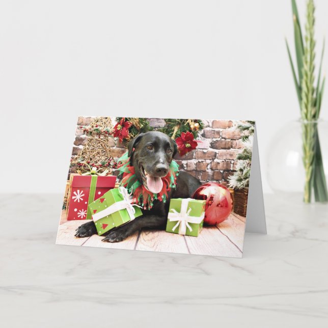 Christmas - Labrador - Gracie Holiday Card (Front)