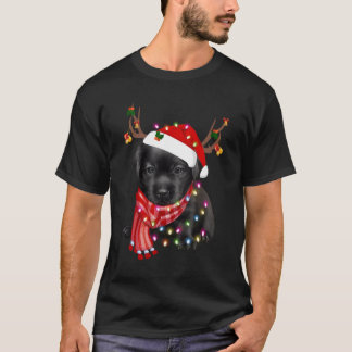 Christmas Labrador Retriever Dog Black Lab Lover G T-Shirt