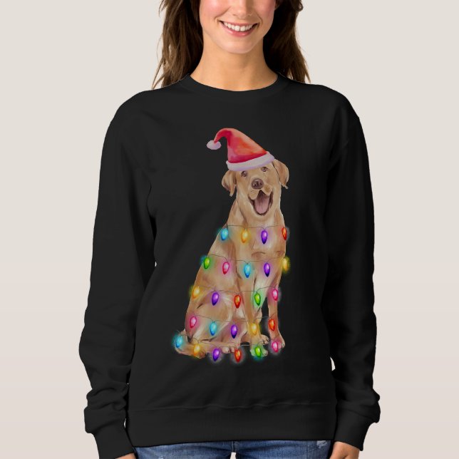 Christmas Labrador Retriever Matching Group Family Sweatshirt (Front)