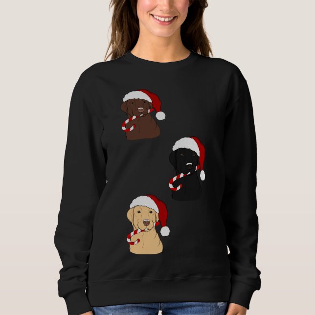 Christmas Labradors Sweatshirt (Front)