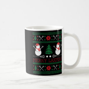 Christmas Lacrosse Lax Player Ugly Christmas Xmas  Coffee Mug